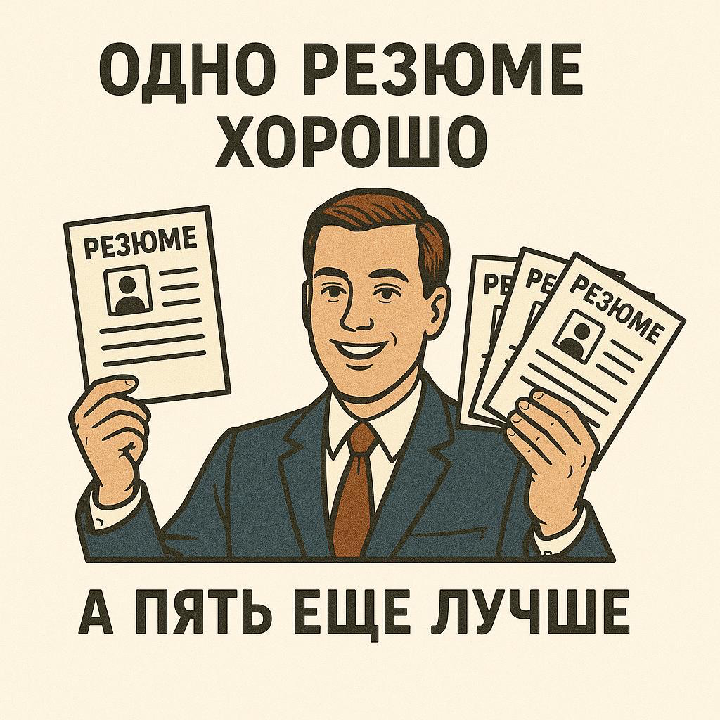 🔠СКОЛЬКО РЕЗЮМЕ НУЖНО КАНДИДАТУ?
Если бы я искала работу, я бы себе сделала 10+ резюме | Сетка — социальная сеть от hh.ru