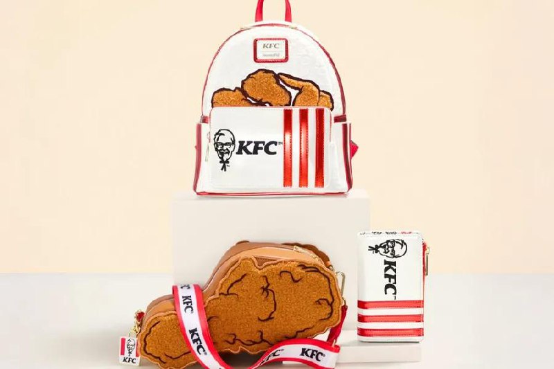 Духи, свечки, палетки, а теперь и рюкзаки и кошельки от брендов. KFC и Loungefly выпустили коллаборацию, посвященную, ясное дело, жареной курочке и полковнику Сандерсу | Сетка — социальная сеть от hh.ru