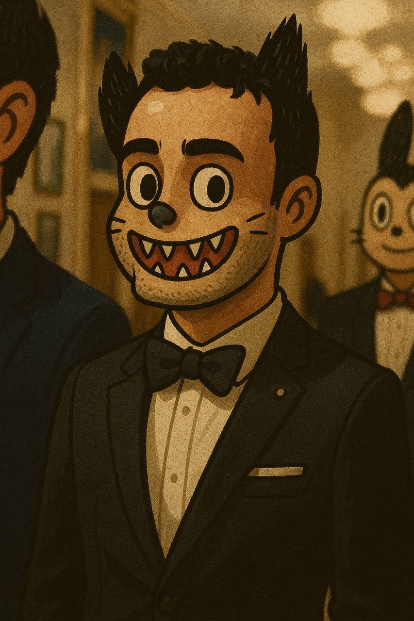 👑 Как выглядит зрелость в AI-продакт-менеджменте?
— слева: когда знаешь, как работает Retention 
— справа: когда наконец-то понял, зачем он вообще нужен
Кринж? Возможно. Реальность? Тоже | Сетка — социальная сеть от hh.ru