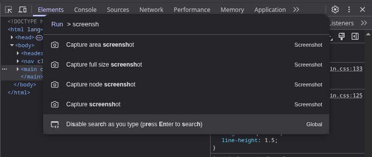 👩‍💻 Скриншоты через DevTools
Если вы хотите сделать скриншот всей страницы, которая выходит за пределы одного экрана, это можно сделать через DevTools! Для этого необходимо:
1 | Сетка — социальная сеть от hh.ru