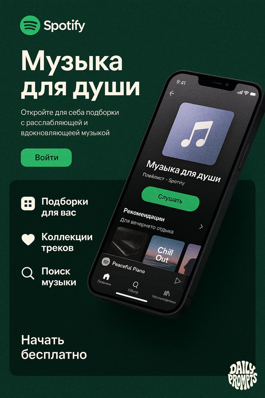 ✨ Промо-страница в ChatGPT
Подготовил для вас вот такие крутые промты для создания рекламных промо страниц для разных брендов, которые сможете адаптировать под себя | Сетка — социальная сеть от hh.ru