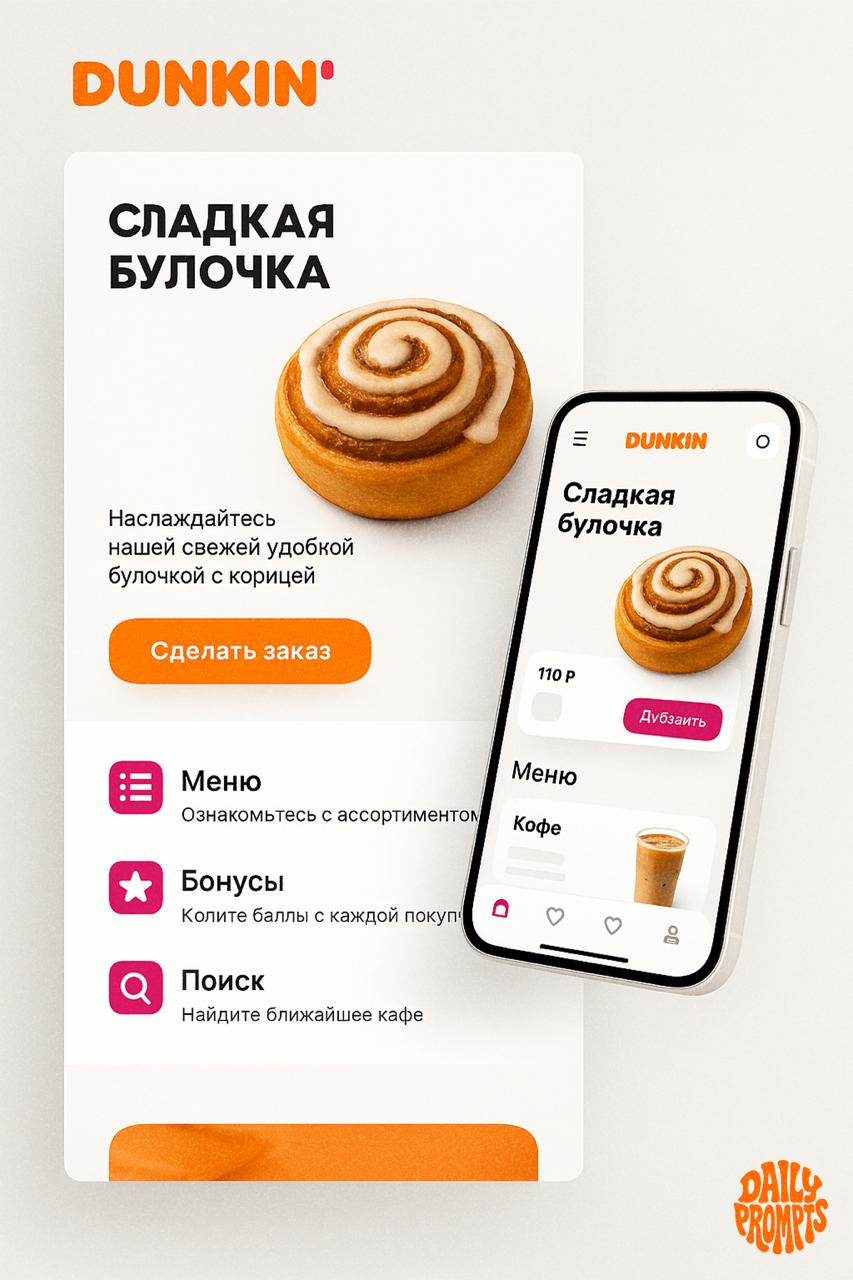 ✨ Промо-страница в ChatGPT
Подготовил для вас вот такие крутые промты для создания рекламных промо страниц для разных брендов, которые сможете адаптировать под себя | Сетка — социальная сеть от hh.ru