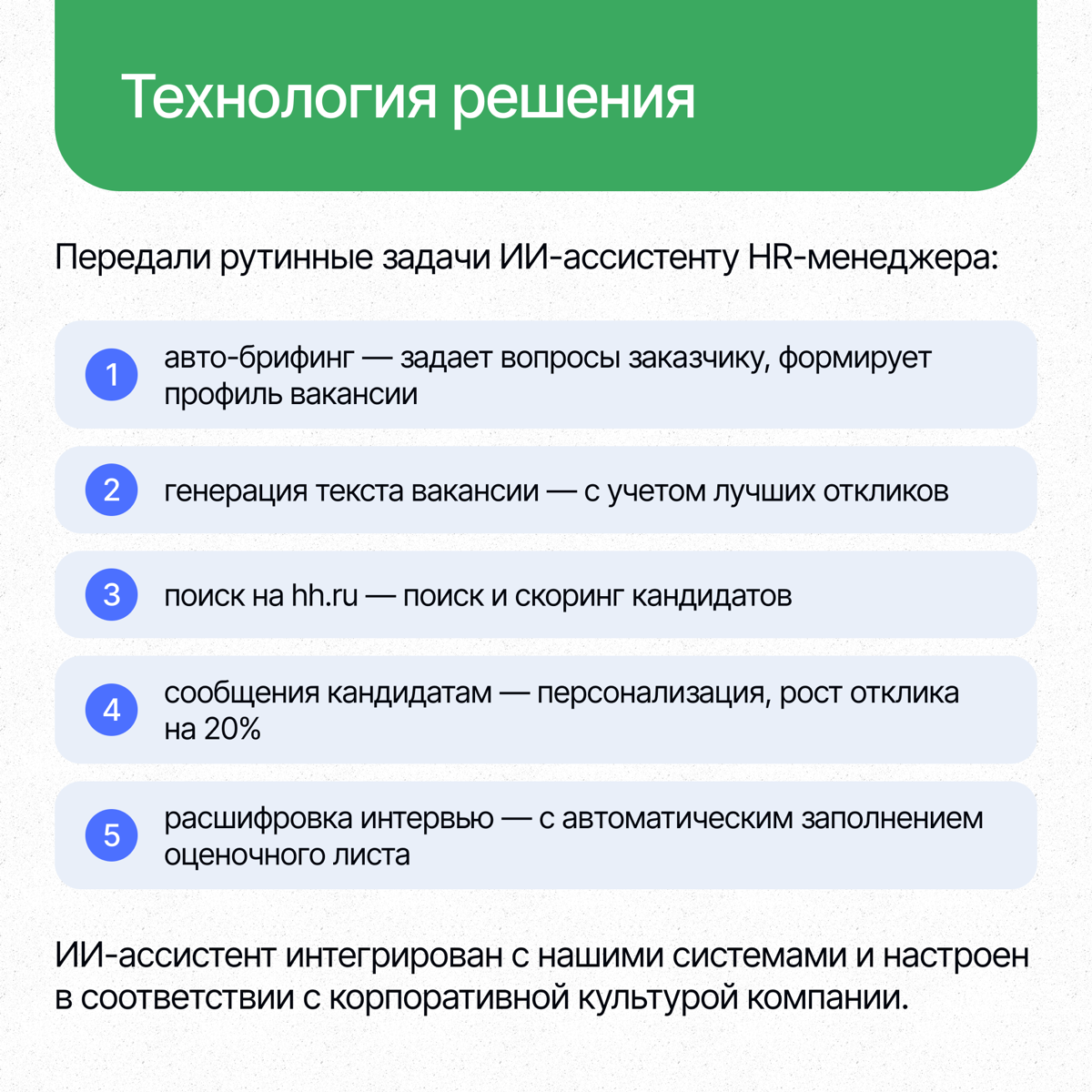 Экономим около 300 тыс. руб в месяц с ИИ-ассистентом для HR | Сетка — социальная сеть от hh.ru