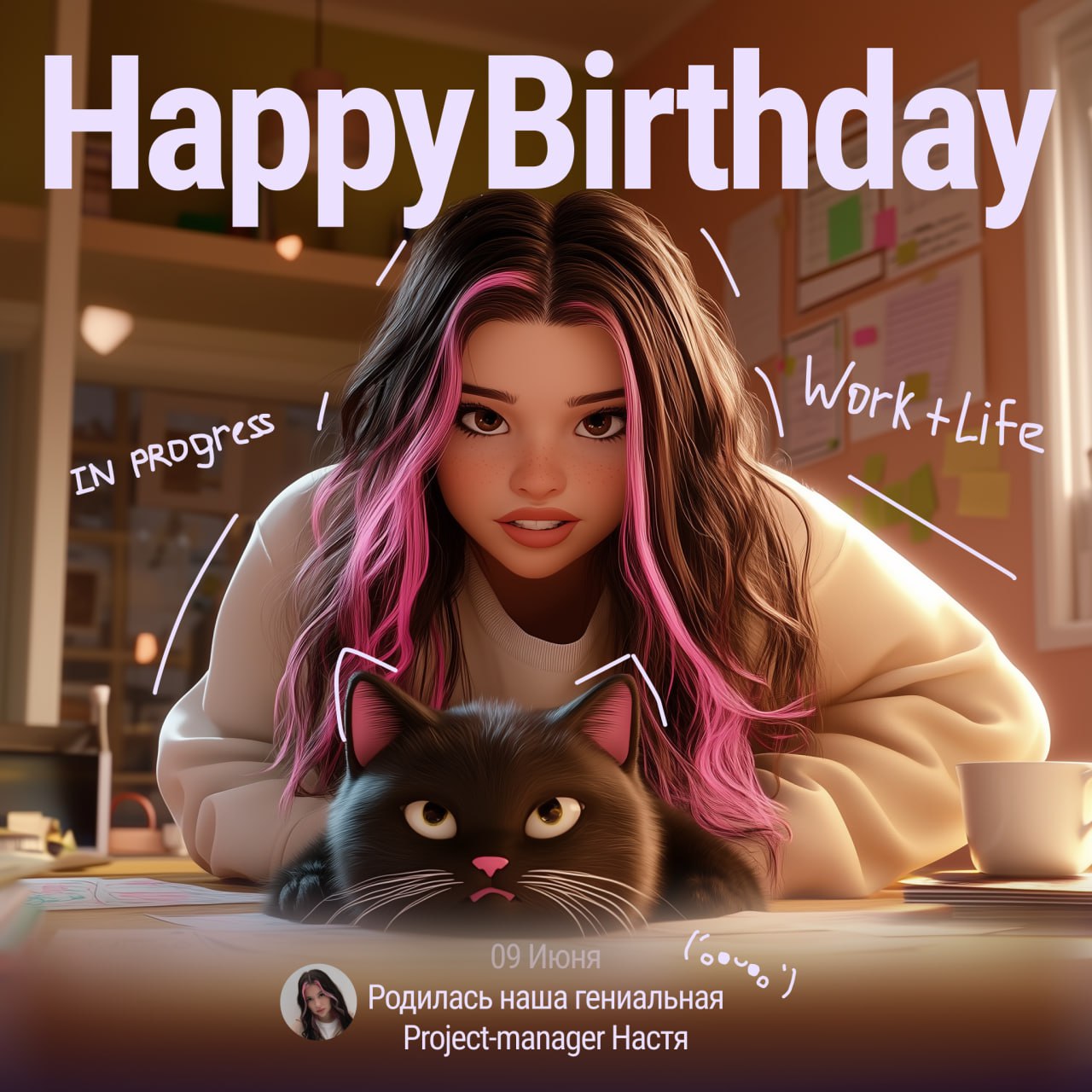 Сегодня у техдира и проджект-менеджера день рождения 🥳
🐗 Даня — наш любимый техдир (кабан), который всегда спокоен, чёток и надёжен. Задачи не зависают, баги долго не живут | Сетка — социальная сеть от hh.ru