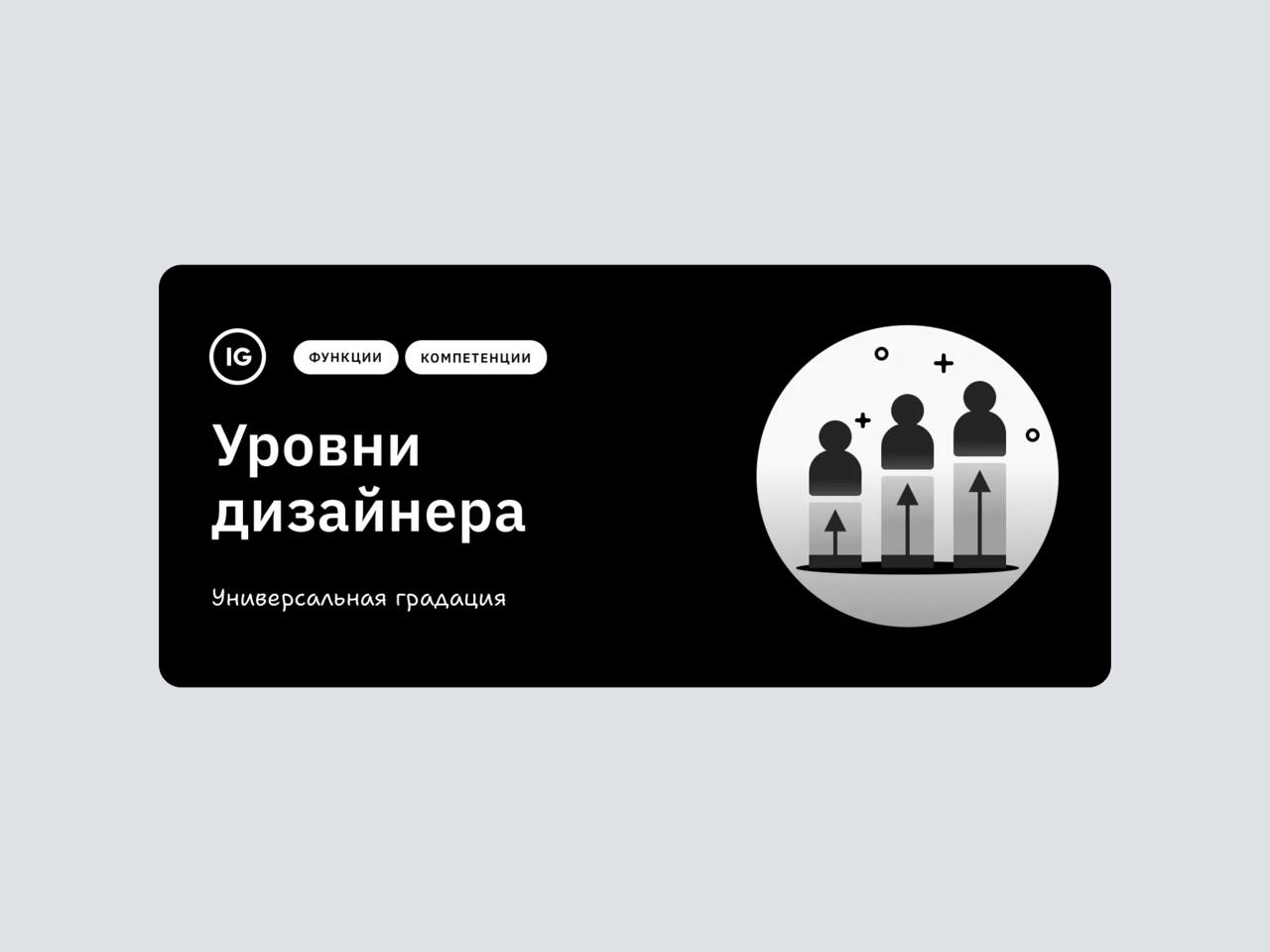 👑 Грейды
Игорь Готт написал небольшую заметку про уровни дизайнера. Он работал хэдом в Ростелеком, Альфе и Рамблере | Сетка — социальная сеть от hh.ru