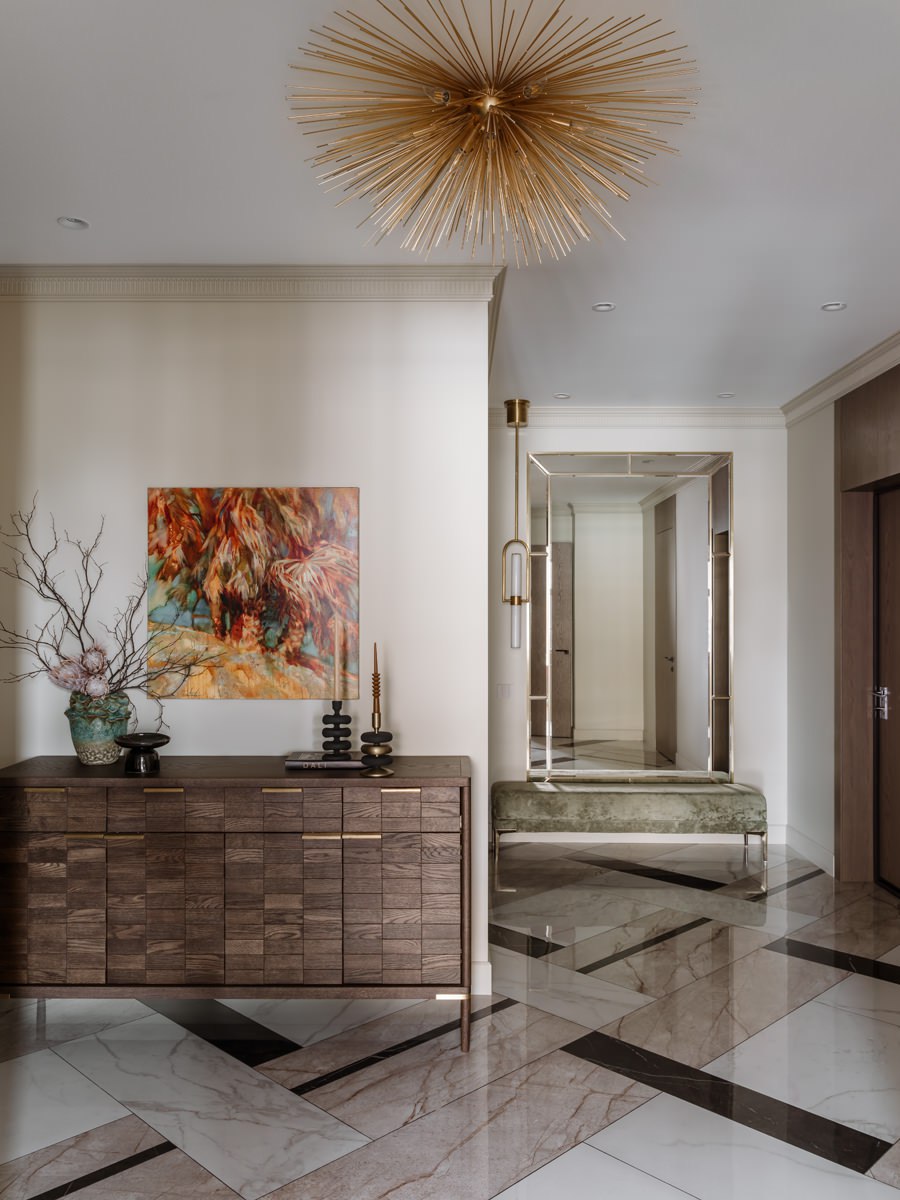 Подоконники-диваны, роспись стен под обои, скрытые модули для хранения и многое другое в проекте дизайнера Анны Мизюры. Смотрите и читайте на сайте wajournal.ru
Автор проекта: дизайнер Анна Мизюра | Сетка — социальная сеть от hh.ru