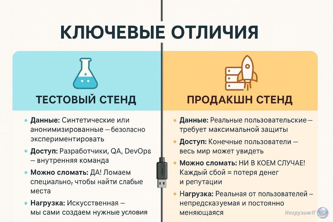 Коллеги, здравствуйте! 👋
Тестовый стенд, продуктовый стенд - звучит сложно, но по сути это просто "железки" с установленным софтом | Сетка — социальная сеть от hh.ru