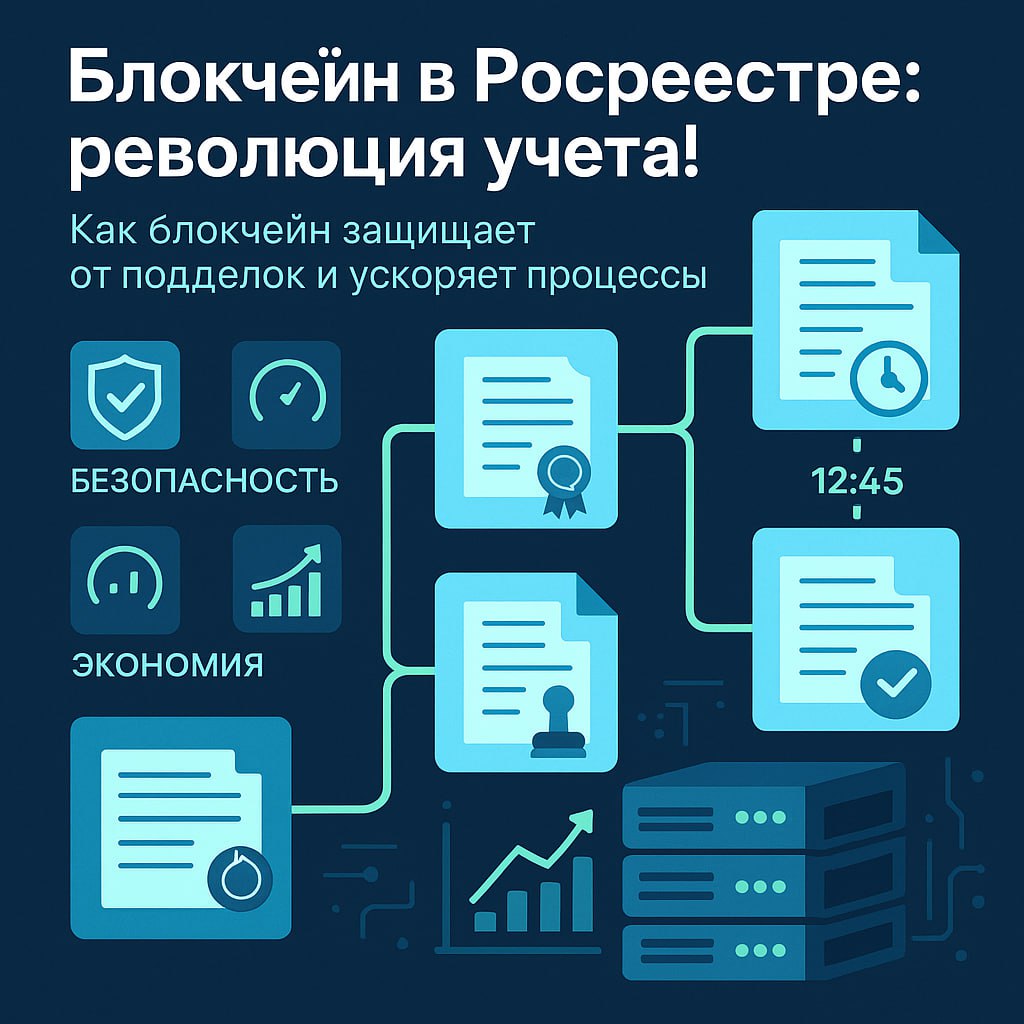 ⚡️#БлокчейнЗаМинуту БлокчейнЗаМинуту ⏰ : ЗАЧЕМ это Росреестру?
(и как это меняет вашу жизнь)
⚠️Проблема:
Поддельные документы на сделки → суды, отмены прав ✅
(Только в 2022: 1 200 спорных случаев!)
⚙️... | Сетка — социальная сеть от hh.ru