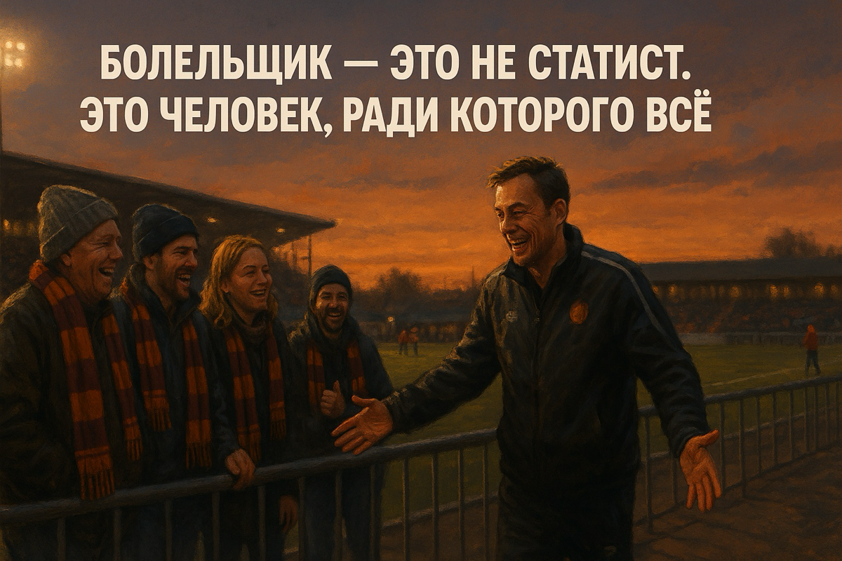 Болельщик — это не статист. Это человек, ради которого всё | Сетка — социальная сеть от hh.ru