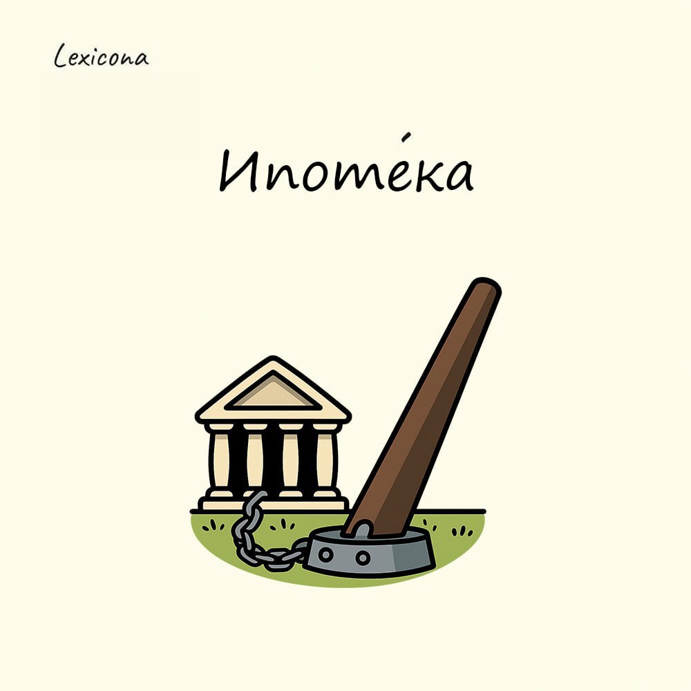 Ипотека
С древнегреческого «hypotheke» переводится как «столб»
У греков была распространена практика кредитования на землю | Сетка — социальная сеть от hh.ru