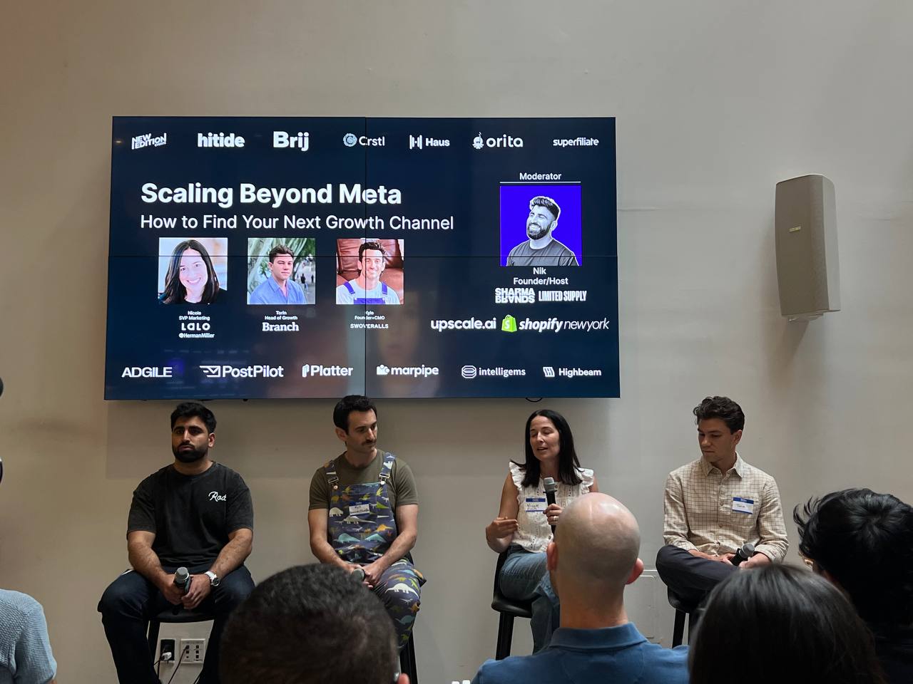 Scaling Beyond Meta: заметки с ивента про маркетинг и продуктовый подход
Я вчера побывал на ивенте от Shopify, который называется Scaling Beyond Meta | Сетка — социальная сеть от hh.ru