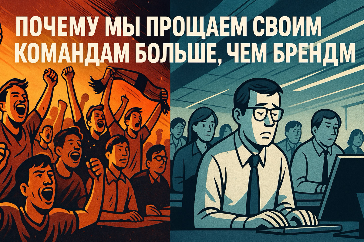 Почему мы прощаем своим командам больше, чем брендам | Сетка — социальная сеть от hh.ru