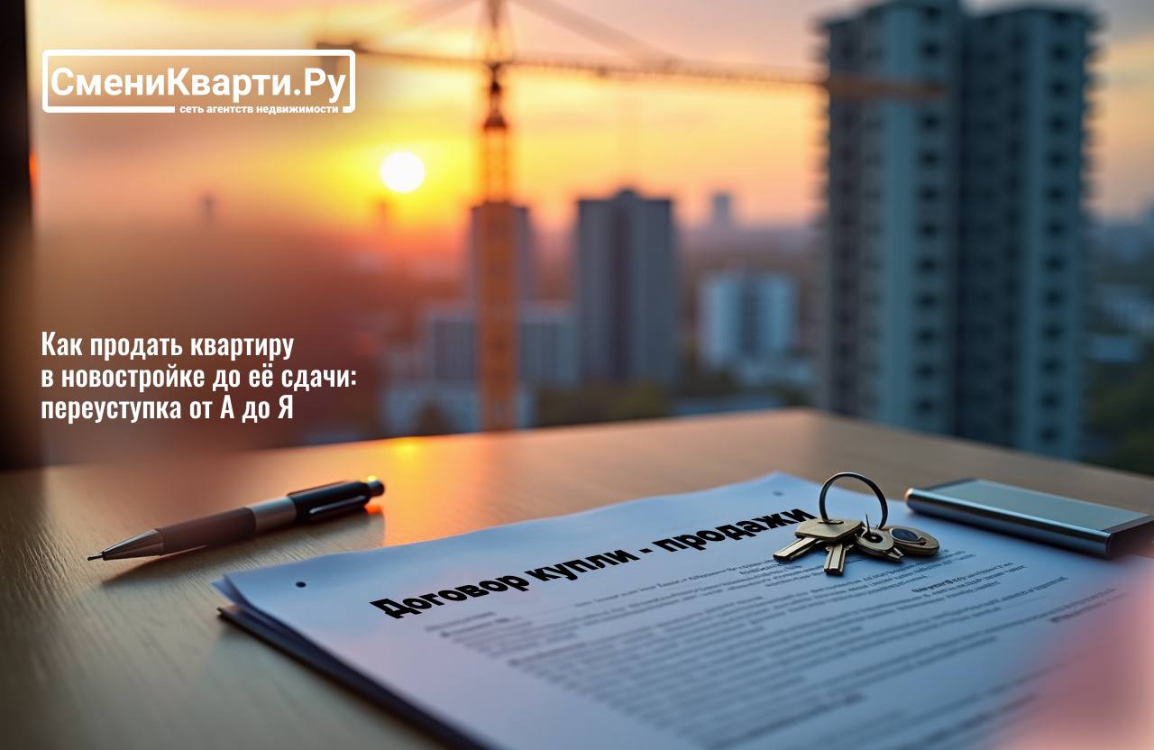🏗 Как продать квартиру в новостройке до её сдачи: переуступка от А до Я
Если вы хотите продать квартиру в строящемся доме до получения ключей, обычный договор купли-продажи не подойдёт | Сетка — социальная сеть от hh.ru