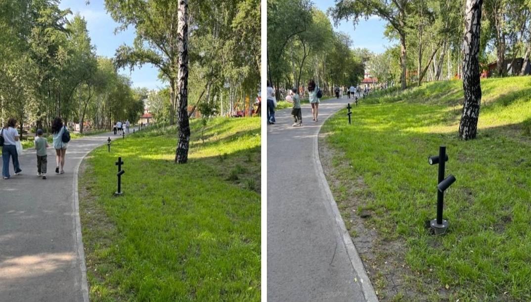 Екатеринбуржцы, признавайтесь! Кому пришла идея заложить в благоустройство парка Маяковского такие фонари? | Сетка — социальная сеть от hh.ru
