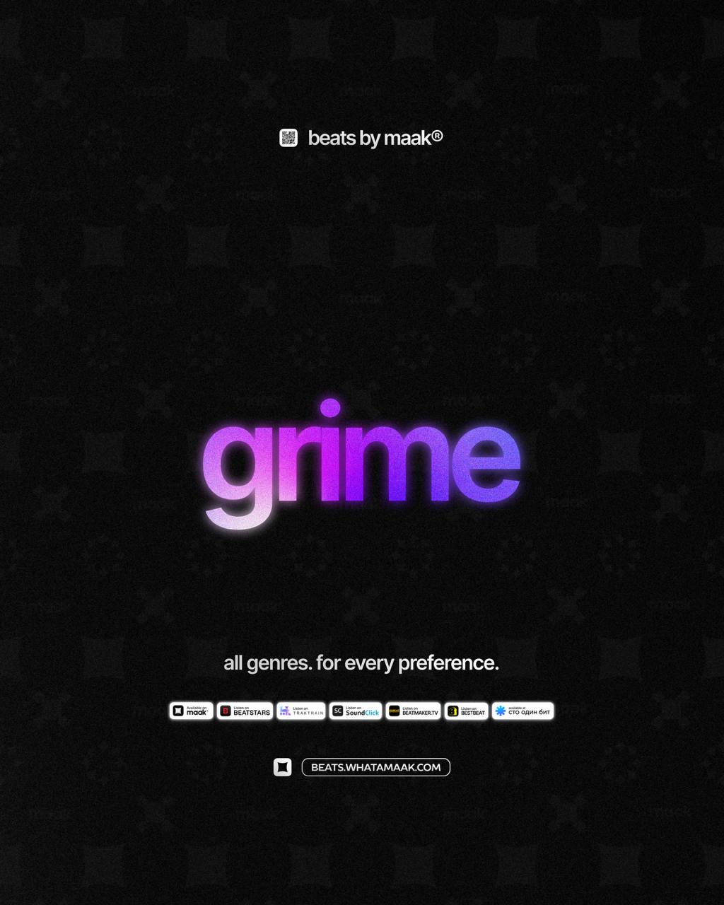 🎵 «Grime биты» ╳ от maak®ℹ️ В нашем каталоге более 400 различных аранжировок, в самых популярных жанрах, на любой вкус и предпочтения | Сетка — социальная сеть от hh.ru