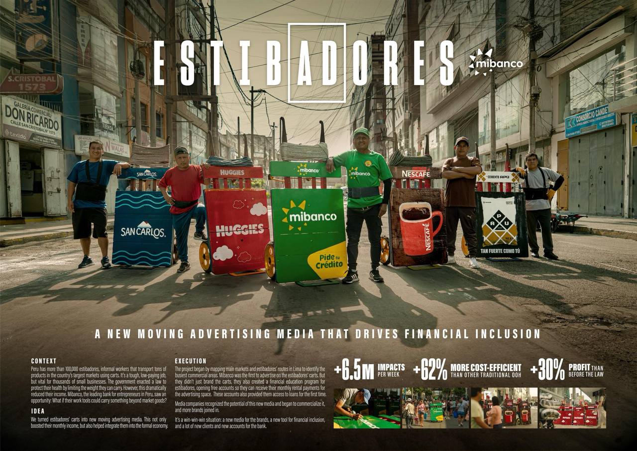 Креатив B2B
Ну вот уже поинтереснее, чем outdoor. Прошло награждение Cannes Lions в категории Creative B2B | Сетка — социальная сеть от hh.ru