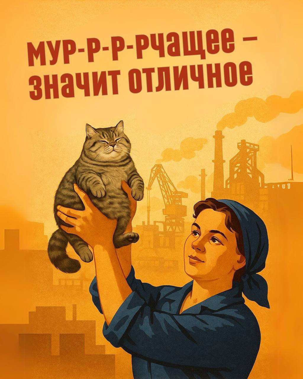 в соцсетях превратили советские плакаты в кошачьи
милота, правда? | Сетка — социальная сеть от hh.ru