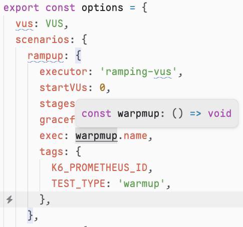 Сегодня я нашел классный лаифхак у k6. exec у сценария - это имя функции. Так вот, чтобы не потерять это имя во время рефакторинга - лучше всего ссылаться на идентификатор этой фукнции | Сетка — социальная сеть от hh.ru