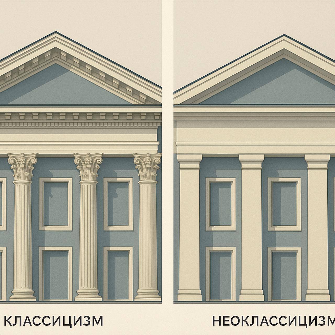 🏛 Неоклассицизм или ампир? Как я разобрался в стилях с помощью ИИ
Недавно гулял по Кремлю в Нижнем Новгороде и обратил внимание на красивое отреставрированное здание (фото 1) | Сетка — социальная сеть от hh.ru