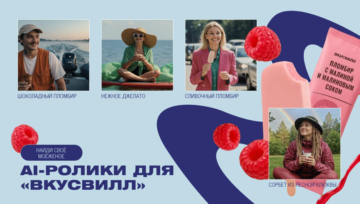 AI- ролики для «ВкусВилл» — в 10 раз дешевле классического | Сетка — социальная сеть от hh.ru