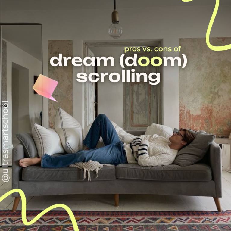 #ultrapicks Дайв в свежую статью 📚 🎀
“Dreamscrolling” 📱 — модное слово для привычки смотреть вдохновляющий контент: от мечт о путешествиях до идеальной карьеры | Сетка — социальная сеть от hh.ru