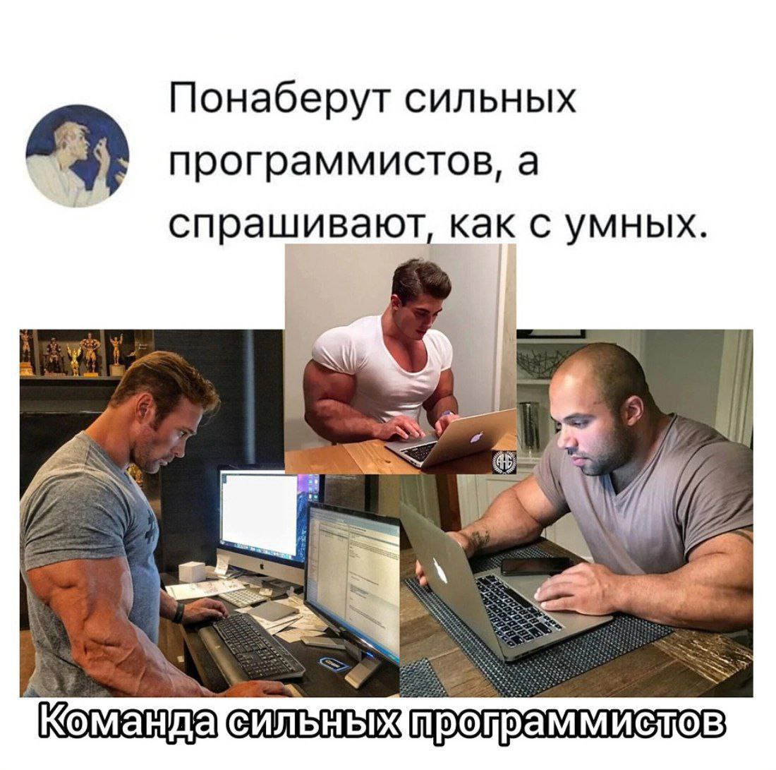 Кто сильный программист - ставь 🔥
#пятничное@yellownote | Сетка — социальная сеть от hh.ru