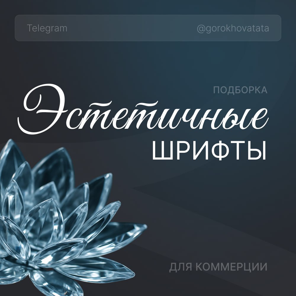 🔥 Коллекция эстетичных шрифтов для заголовков
Собрала для вас только бесплатные шрифты, разрешённые для коммерческого использования — можно спокойно применять в брендинге, дизайне, презентациях и не б... | Сетка — социальная сеть от hh.ru
