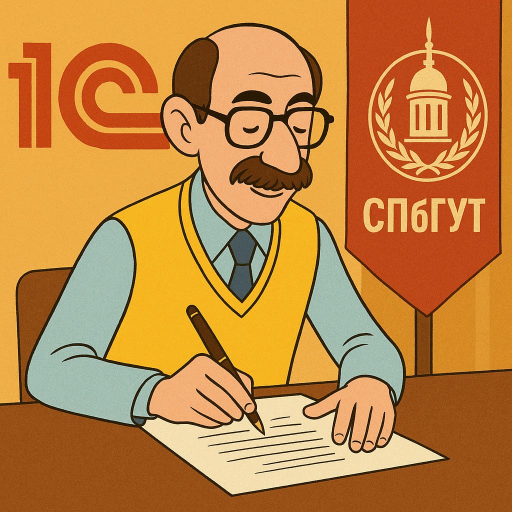 ⚡️На ПМЭФ на «фронтах 1С» тоже не обошлось без ярких новостей: ректор СПбГУТ и директор 1С подписали соглашение о создании в университете Центра Технологий 1С, который даст студентам доступ к современ... | Сетка — социальная сеть от hh.ru