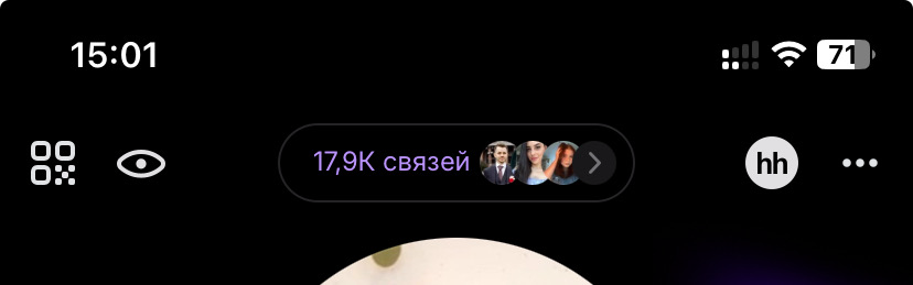 Мне кажется или по этому показателю можно смотреть активность сетки?
Пару недель назад было 25к теперь 17. Что то тут странное происходит. | Сетка — социальная сеть от hh.ru