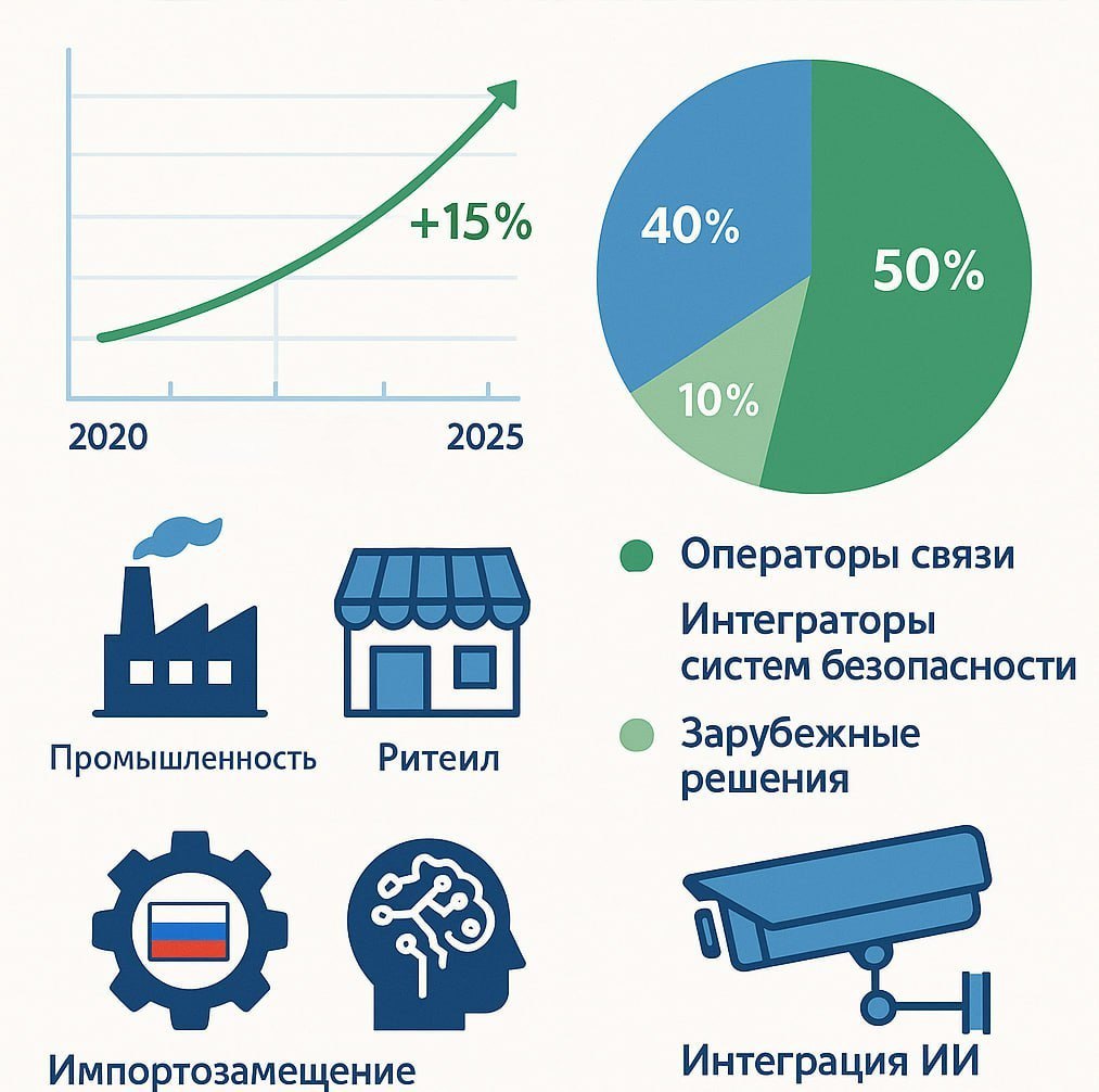 📊 Ситуация на B2B рынке облачного видеонаблюдения в России в 2025 году
1 | Сетка — социальная сеть от hh.ru