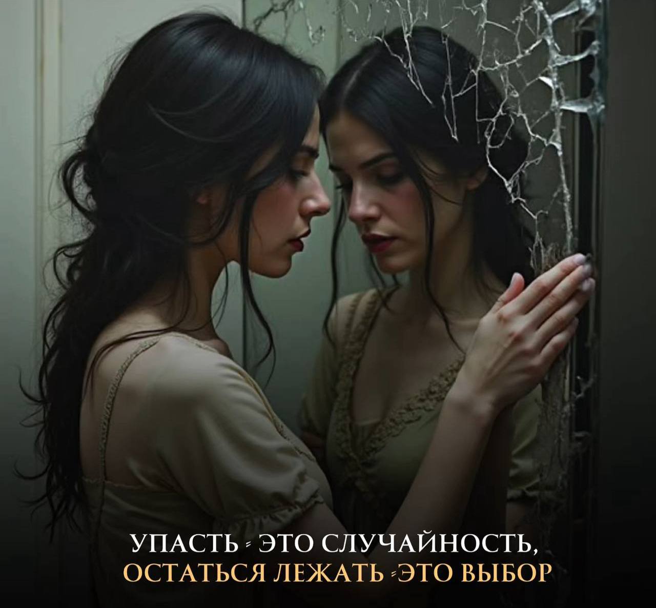 Падение может быть вызвано внешними обстоятельствами, невезением, ошибкой.
Но решение остаться в этом состоянии - это уже внутренний выбор. Выбор отчаяния, бездействия, отказа от борьбы | Сетка — социальная сеть от hh.ru