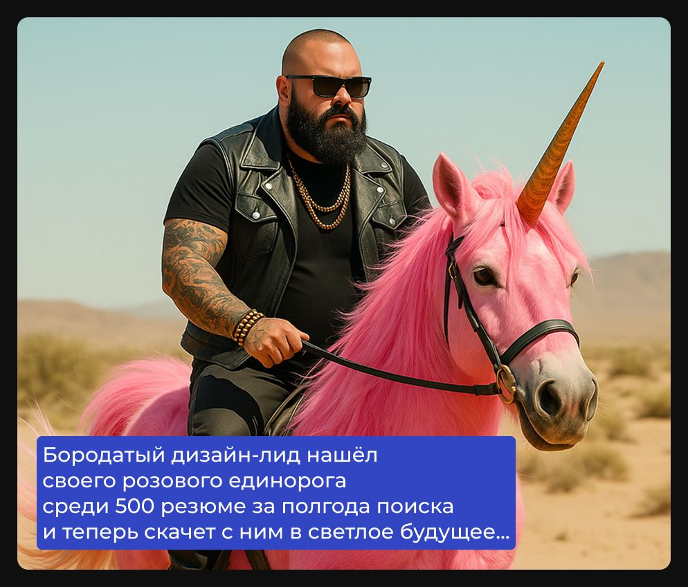 Про найм дизайнера-единорога | Сетка — социальная сеть от hh.ru