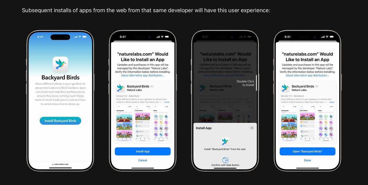 Важные обновления грядут для пользователей iOS и iPadOS в Европейском Союзе. Компания Apple анонсировала внедрение новых инструментов и интерфейсов для установки приложений, минуя App Store | Сетка — социальная сеть от hh.ru