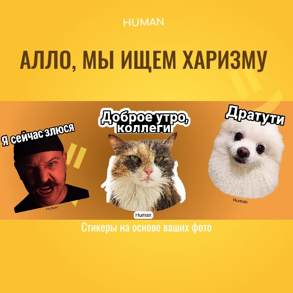 😮😮😮Готовы!
Стикеры выходят в свет — и они прекрасны. Как и вы.🤩
Всю неделю вы присылали нам фотографии с харизмой, эмоцией и огоньком в глазах | Сетка — социальная сеть от hh.ru