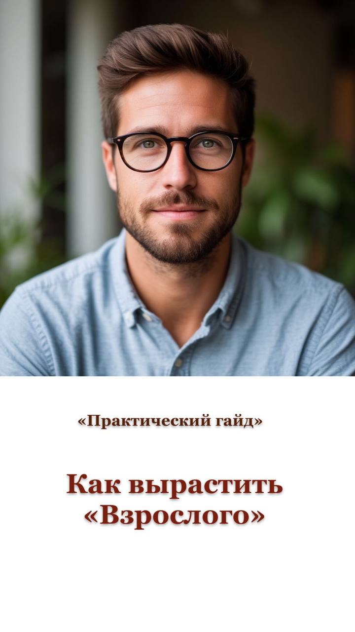 Сегодня суббота 🫂продолжаем тему рост взрослого
🎯 Как вырастить сильного Взрослого внутри себя: практический гайд
Знакомо ли вам чувство, когда эмоции захлёстывают, а разум словно отключается?
Взрослы... | Сетка — социальная сеть от hh.ru
