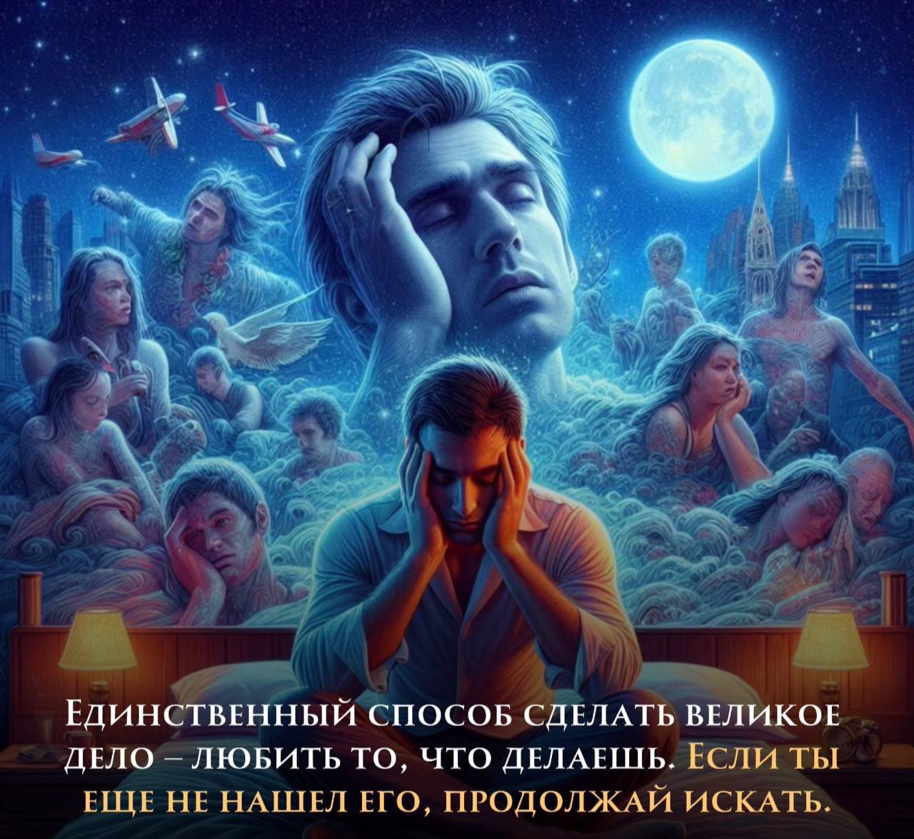 Найди свою страсть, чтобы творить великое ✨
Задумайся, что зажигает в тебе искру? Что заставляет забыть о времени и просто гореть делом?
Не бойся пробовать новое, выходить из зоны комфорта | Сетка — социальная сеть от hh.ru