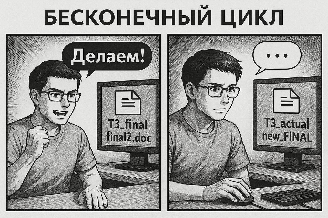 ⏪ Senior: Таков путь⏩
🍊 Рубрика: Воскресная манга
Генерация через ИИ
Истинный senior не ищет финала.
Он заранее думает - как сказать команде, что будут правки. А заказчику, обосновать новый счет | Сетка — социальная сеть от hh.ru