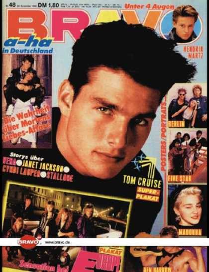 юный Том Круз на обложке журнала BRAVO за ноябрь 1986 года
каким ты был ▫️
#обложка | Сетка — социальная сеть от hh.ru
