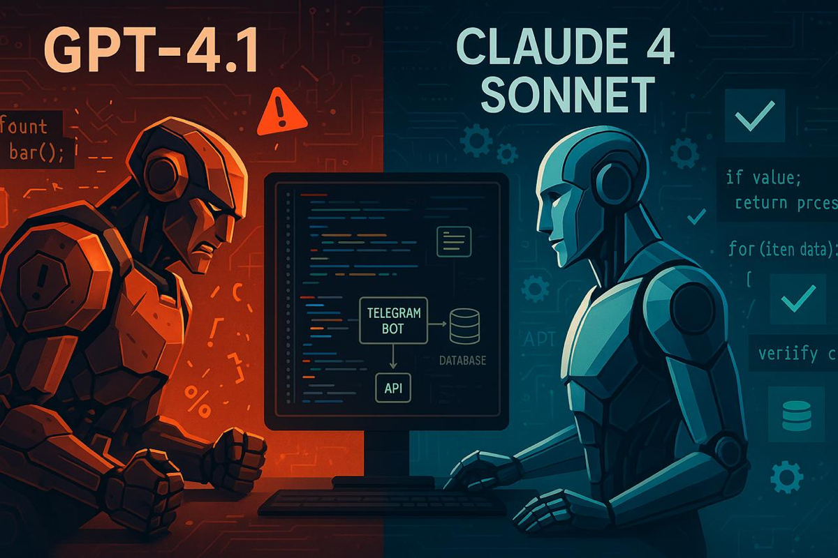 ⚡️3 недели сравнивал GPT-4.1 и Claude 4 Sonnet | Сетка — социальная сеть от hh.ru