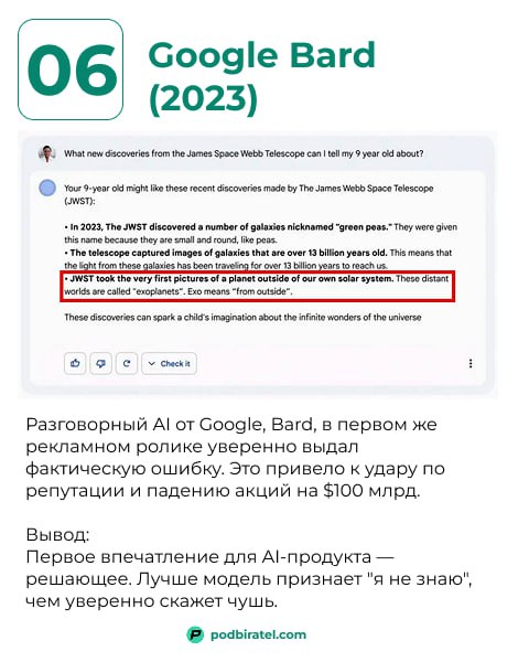 7 провалившихся AI продуктов и уроки, которые надо из этого вынести.
Хотя AI и получил массовое распространение в продуктах за последние три года, надо помнить что тема совсем не новая | Сетка — социальная сеть от hh.ru