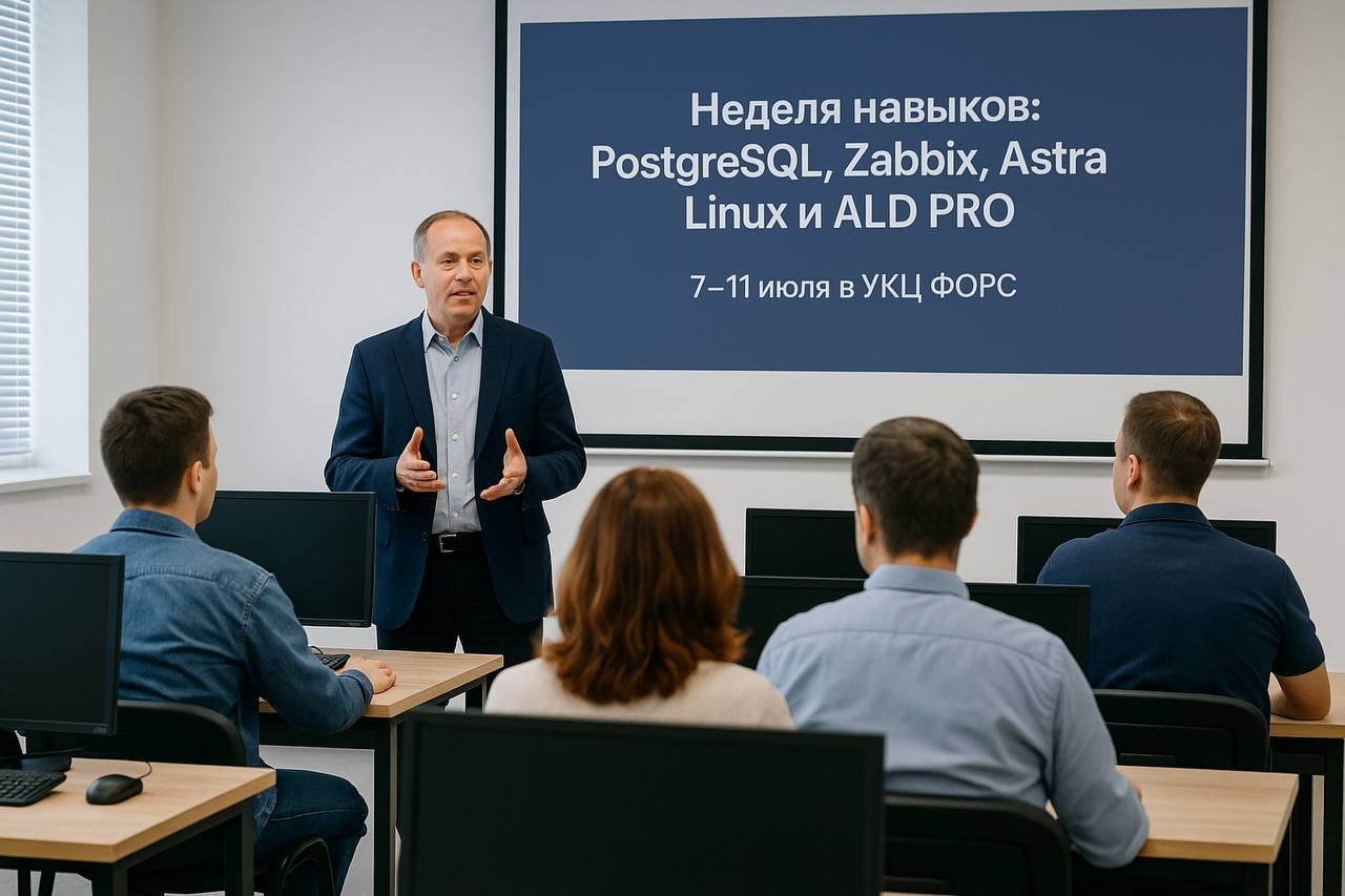 🛠️🔥 Неделя навыков: PostgreSQL, Zabbix, Astra Linux и ALD PRO
📅 7–11 июля в УКЦ ФОРС
🐘 07.07–11.07
СУБД PostgreSQL в Astra Linux Special Edition 1 | Сетка — социальная сеть от hh.ru