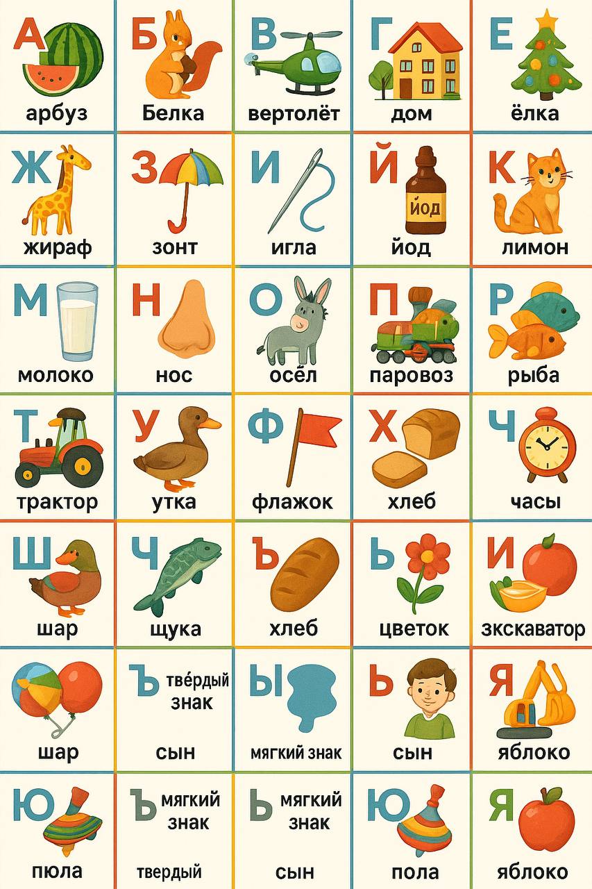 Какую же красоту выдают нейронки, если попросить сгенерировать детскую азбуку
Ну вообще, если не вглядываться в каждую букву, то вполне миленько 😵‍💫 | Сетка — социальная сеть от hh.ru