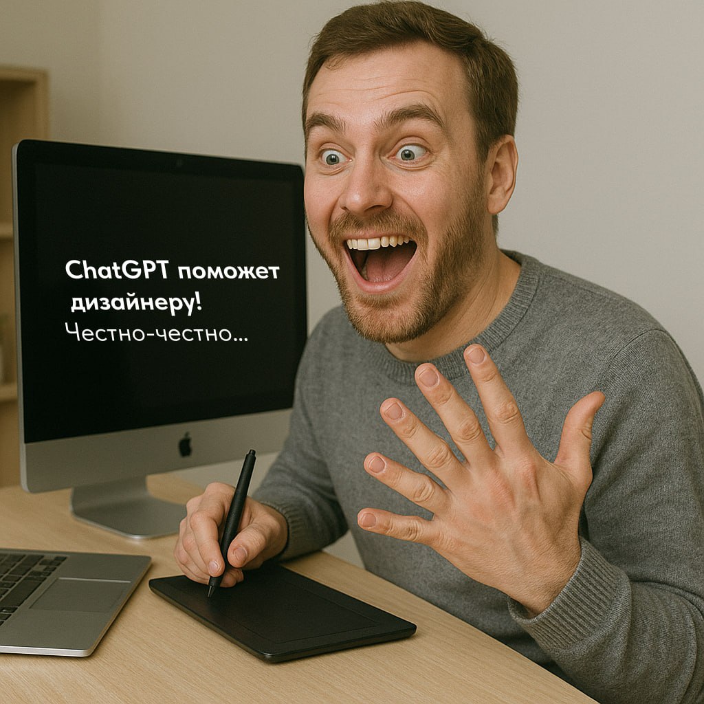 [Paid] Как применить ChatGPT в работе дизайнера?
К вашим рукам упали секретные знания по тому, как работать с гптшкой и экономить время | Сетка — социальная сеть от hh.ru