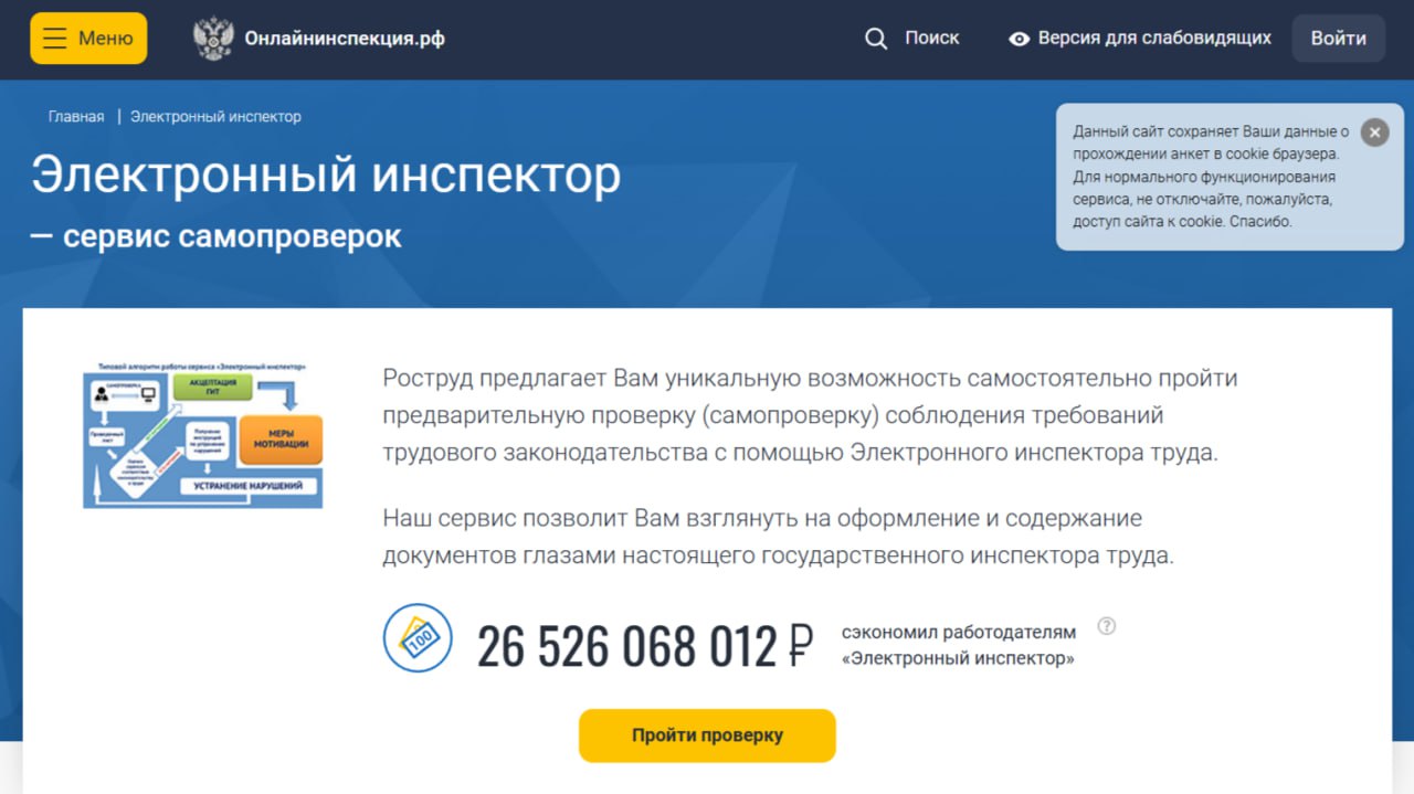 📃 Вы проходили самопроверку с помощью сервиса "Электронный инспектор"?
"Нас наш Минсоцтруда решением коллегии обязал пройти до 1 августа" (регион не назван).
Ваше мнение об этом сервисе ➡️ https://go | Сетка — социальная сеть от hh.ru