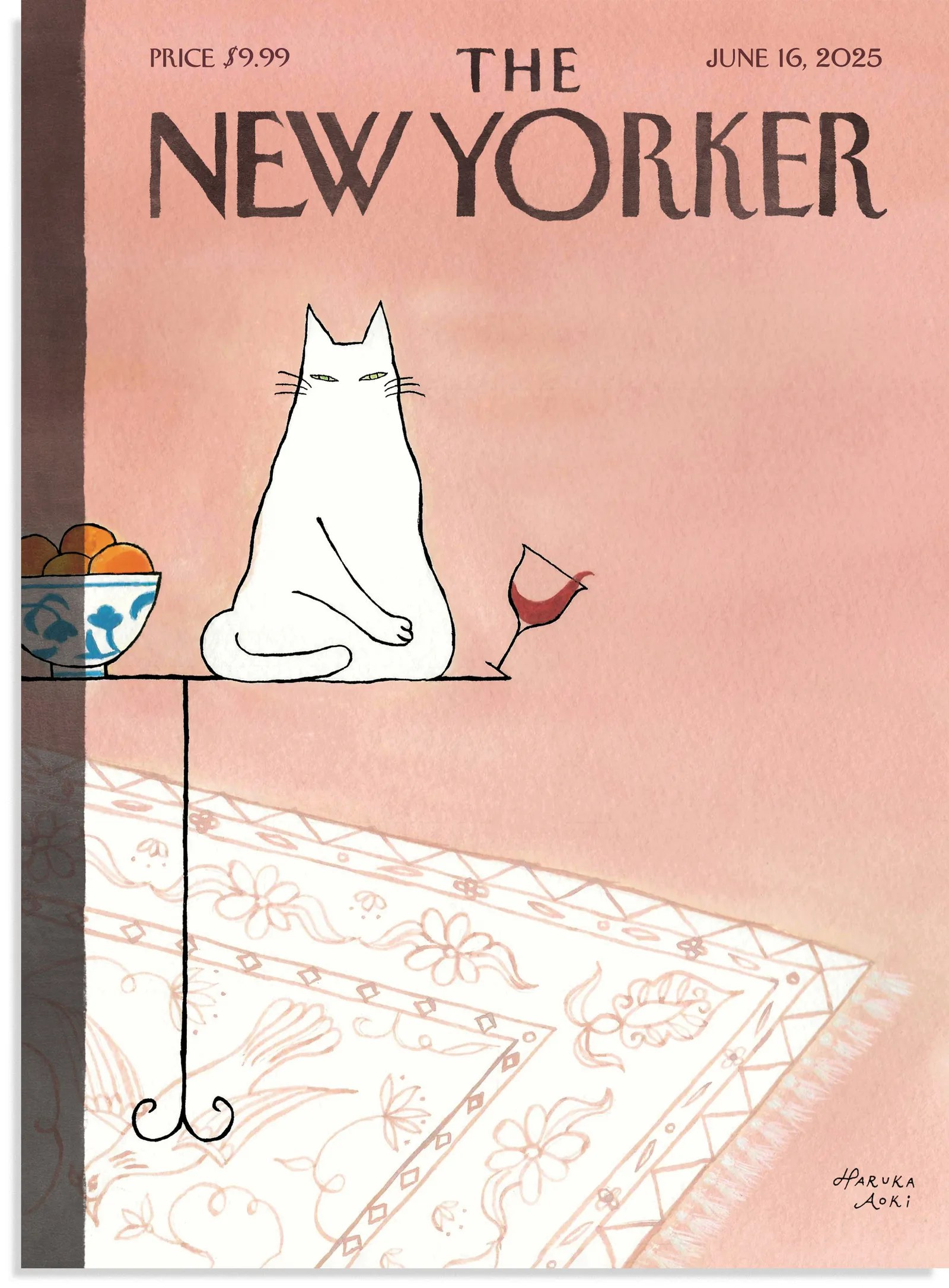 Сегодня в рубрике #котвыходногодня игривый герой обложки журнала The New Yorker.
Иллюстрация Харуки Аоки, 2025.
#котвыходногодня | Сетка — социальная сеть от hh.ru