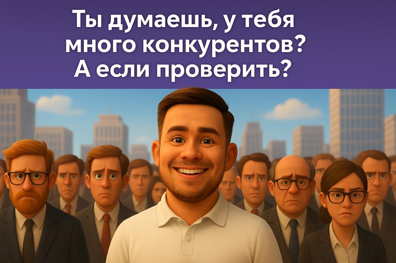 🟣Ты думаешь, у тебя много конкурентов? А если проверить?
Проводили конкурентный анализ для клиента.
Оставили 10 заявок на сайтах из рекламной поисковой выдачи и РСЯ | Сетка — социальная сеть от hh.ru