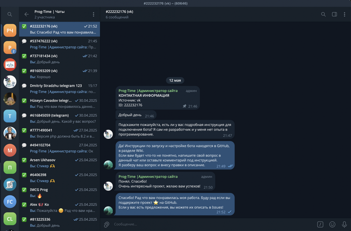 🛠 Как мы настроили клиентскую поддержку через Telegram | Сетка — социальная сеть от hh.ru