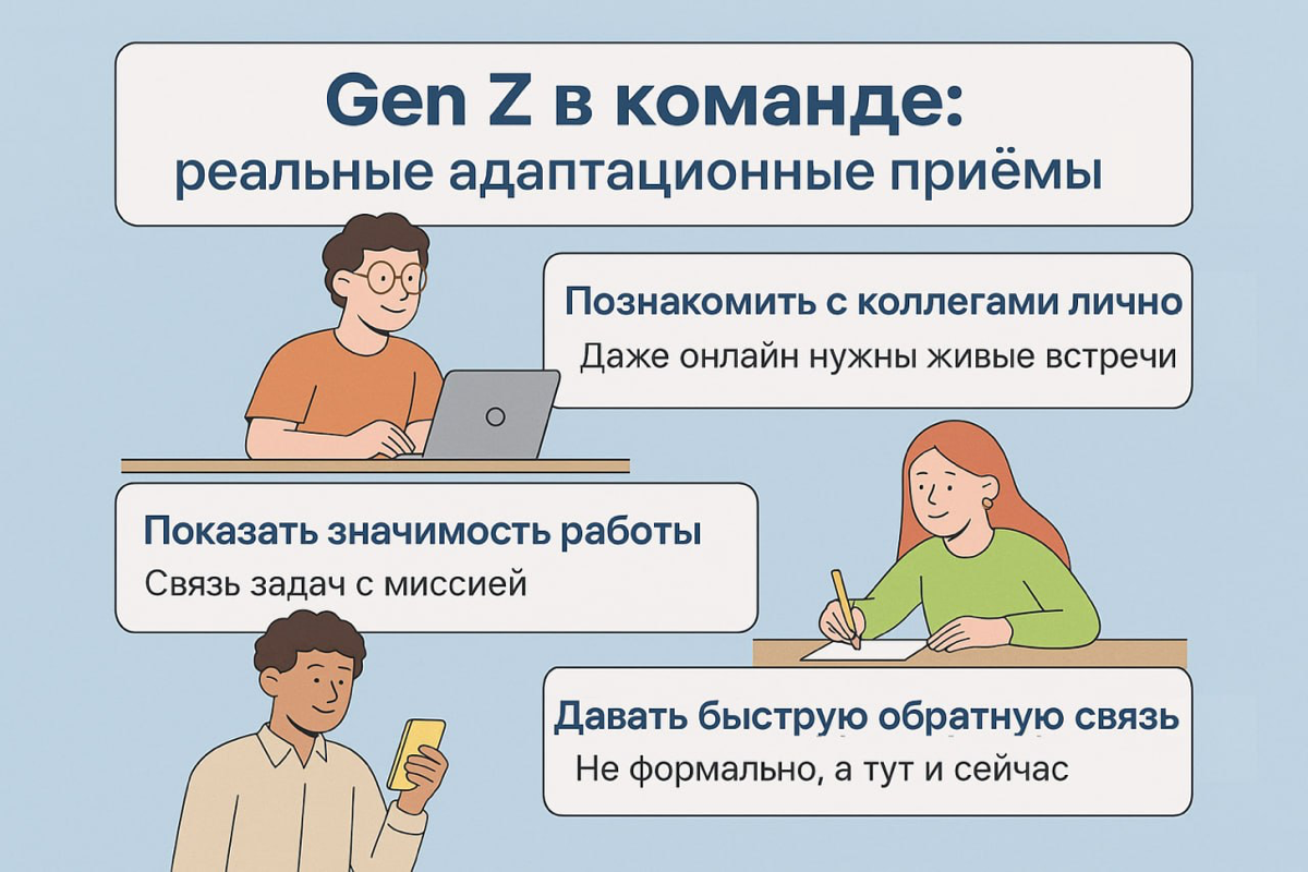 👥 Gen Z в команде: адаптироваться- не значит подстраиваться | Сетка — социальная сеть от hh.ru