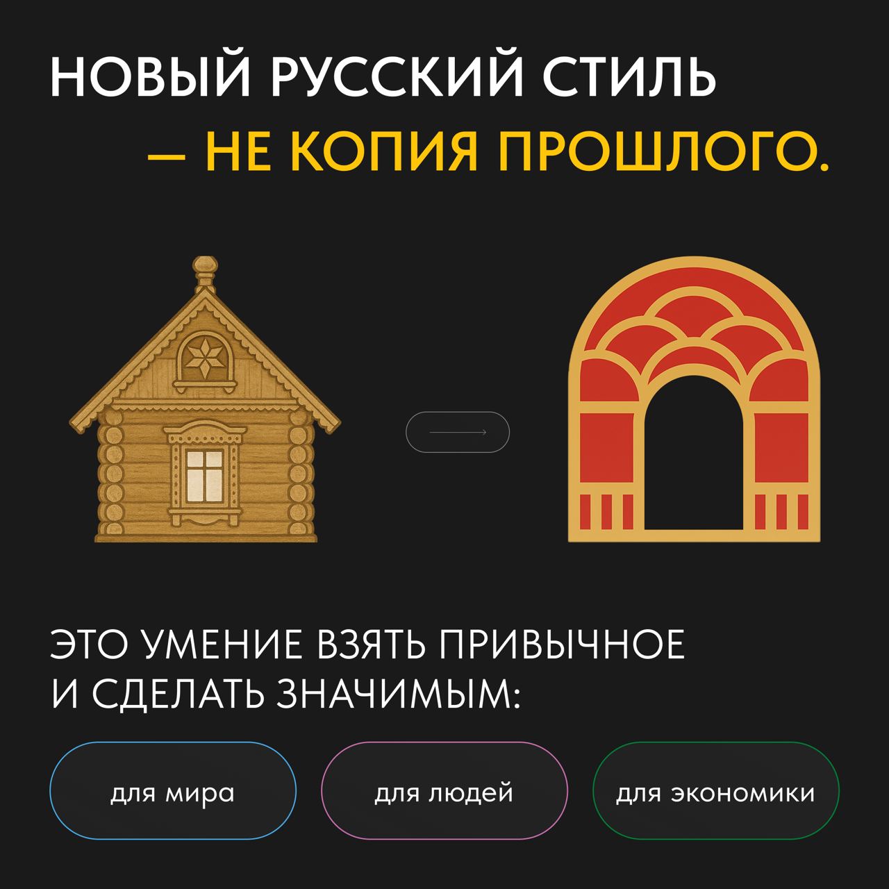 «Русский код» в чае мы уже нашли, а что насчет других сфер? Архитектуры, туризма?
Кажется, что правило одно – если что-то цепляет мир, то оно станет популярным и у нас | Сетка — социальная сеть от hh.ru