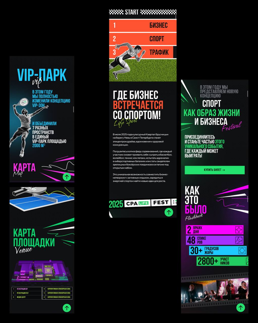 Как мы заапгрейдили лендинг CPA-Life Fest 2025⚡️
Когда к нам пришли ребята из CPA Life, задача звучала чётко: нужен яркий, живой ивент-лендинг, который отстроится от скучных корпоративных шаблонов, но... | Сетка — социальная сеть от hh.ru